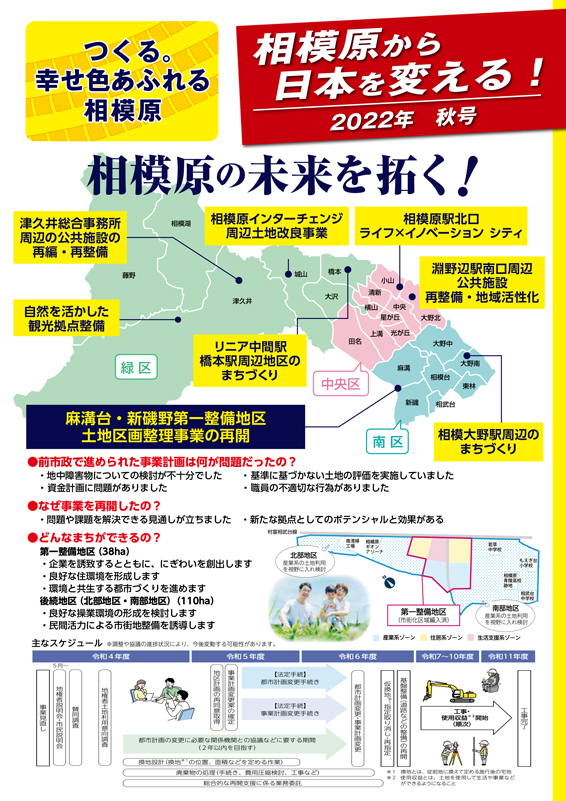 「相模原から日本を変える!季刊・2022年秋号」表紙